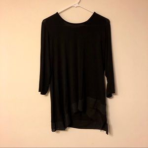 Black Tunic with ribbon tie